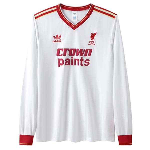 Camiseta Liverpool Replica Segunda Ropa ML Retro 1985/87